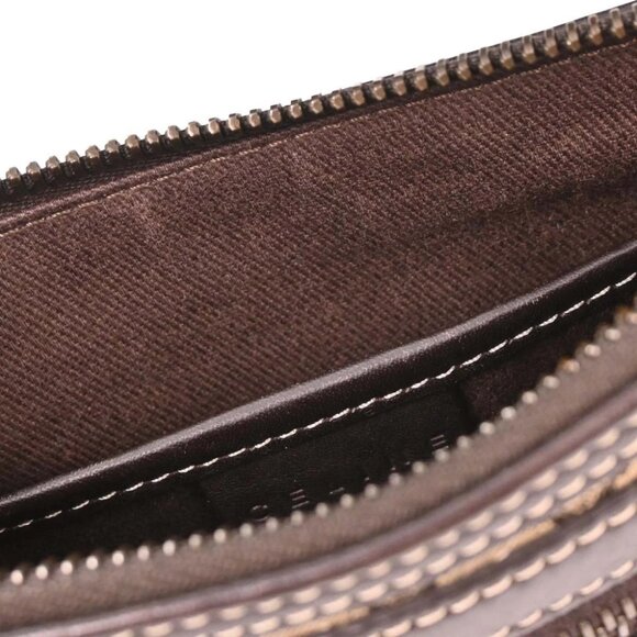 Celine Brown Canvas Macadam Handbag YS00/35 - Picture 9 of 10